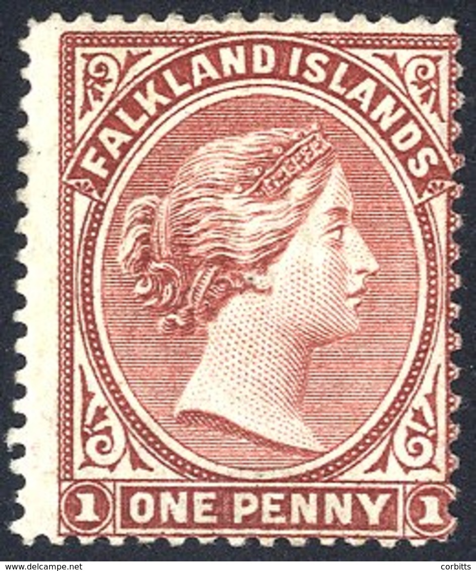1878-79 1d Claret, Fresh O.g, Centred To Right Side, SG.1. (1) Cat. £700 - Other & Unclassified