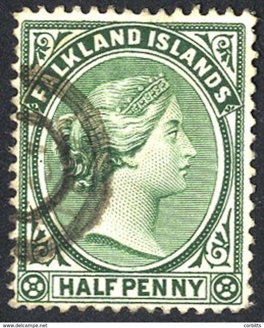 1891-1902 ½d With A Double Ring 'MAIL BAG' Seal H/stamp In Black. (1) - Other & Unclassified