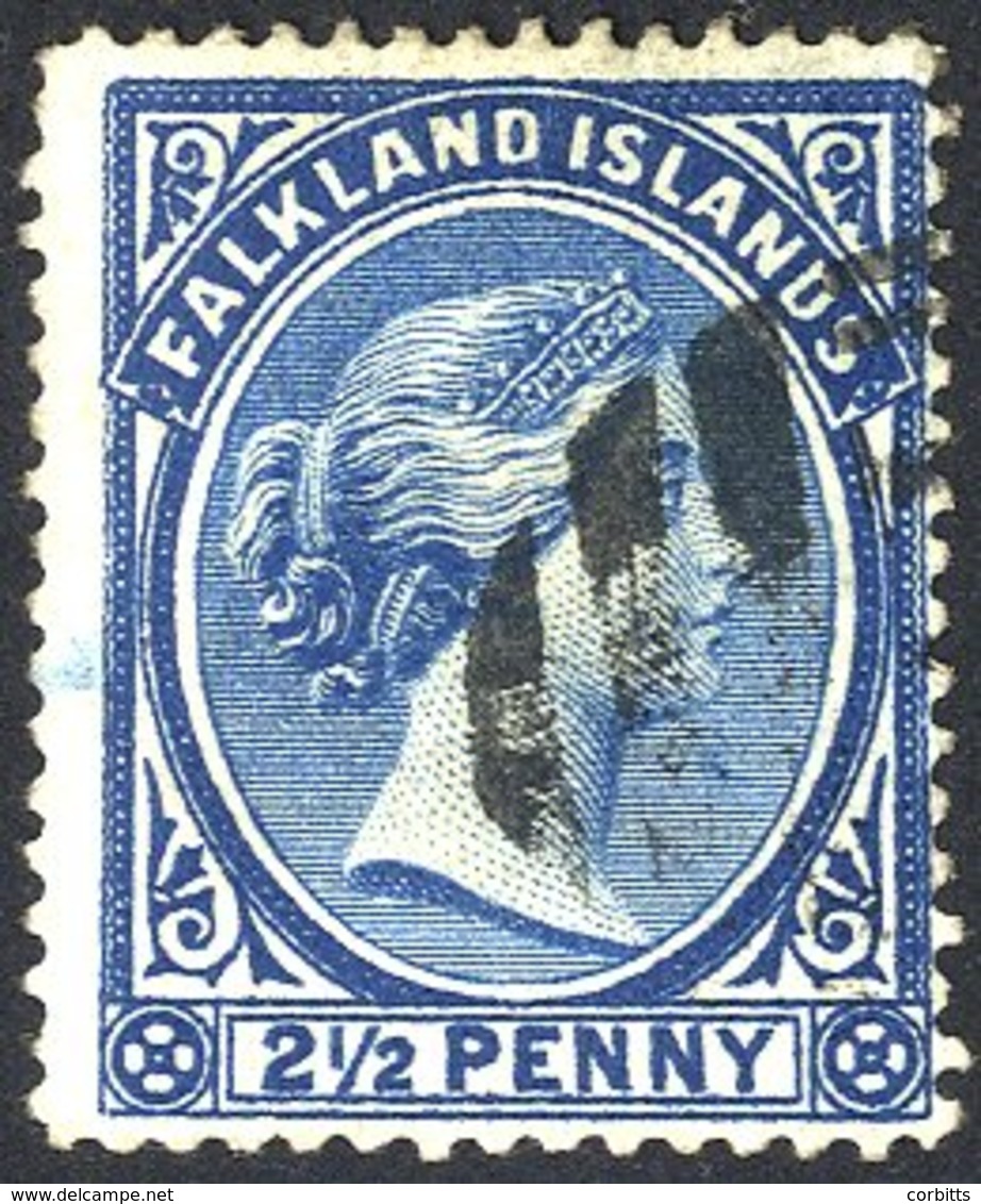 1891-1902 2½d Prussian Blue (deep Shade), Nicely U, SG.29. (1) Cat. £140 - Autres & Non Classés