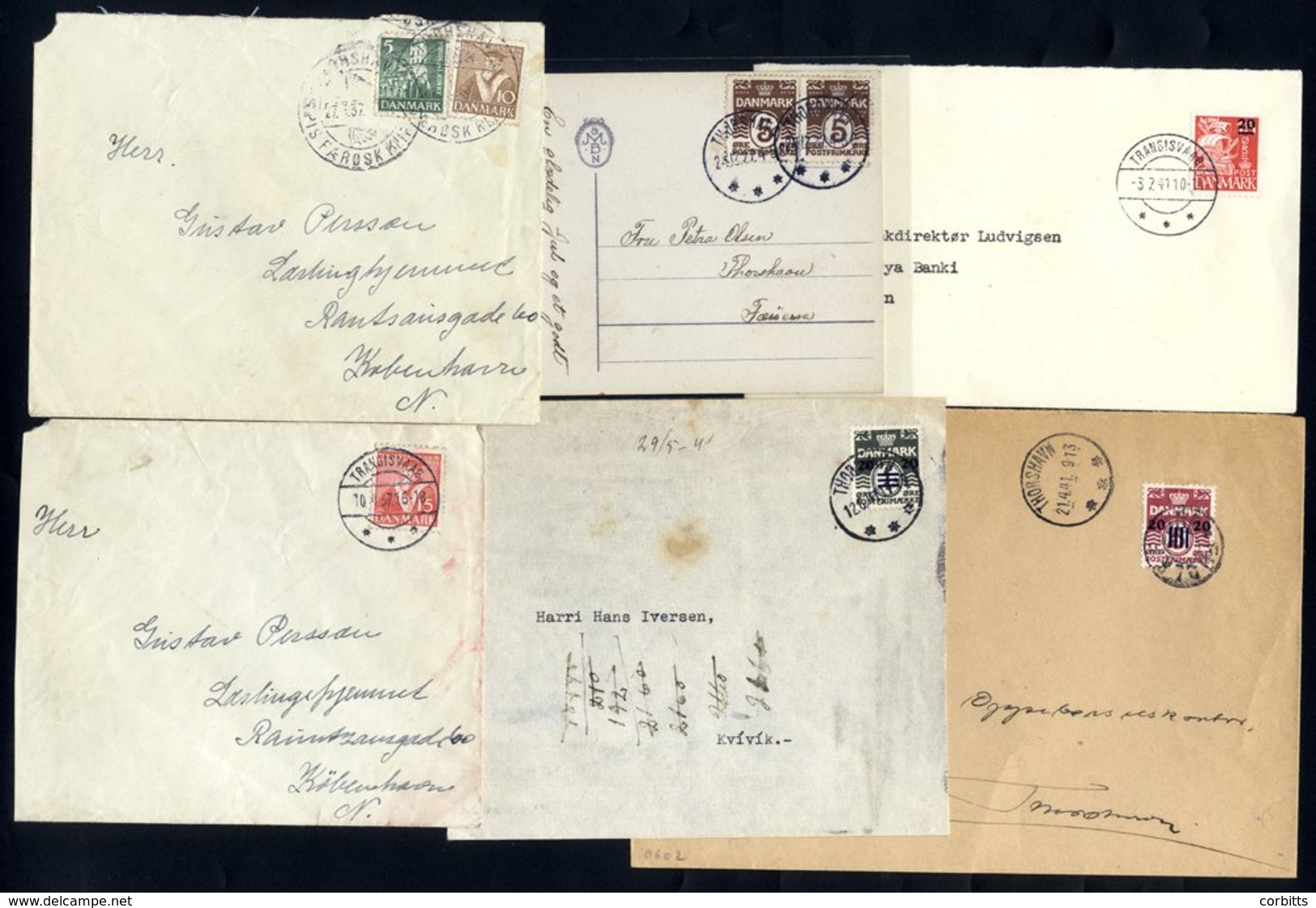 1940-91 Covers Range Incl. The 1940 Surcharged Issues On Covers Comprising 20o On 15o (2 Covers), 20o On 1o (2 Covers) 2 - Autres & Non Classés