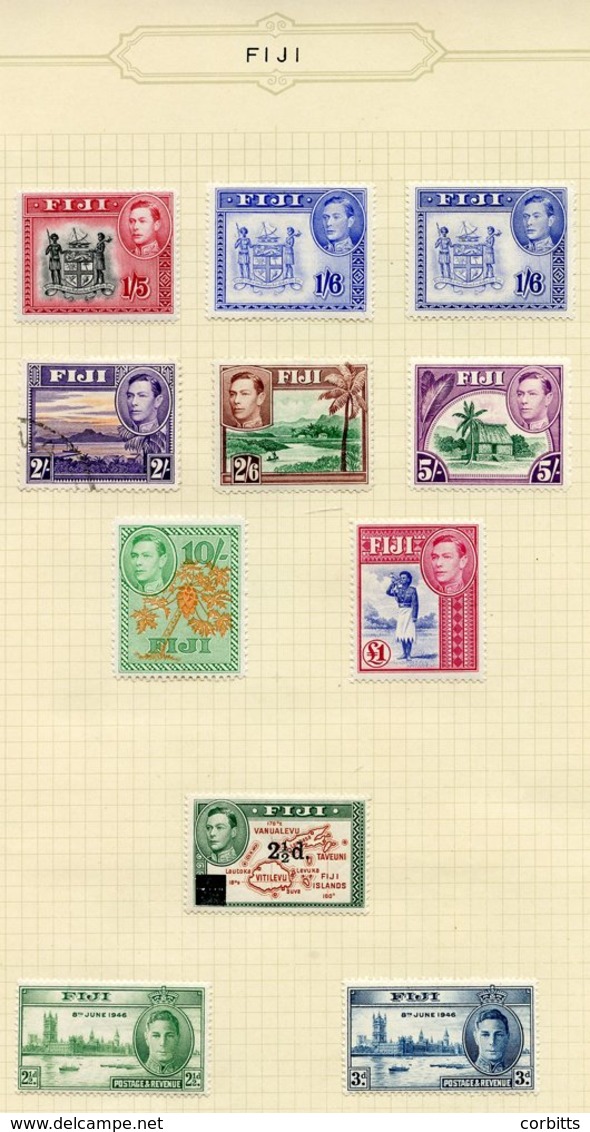 1935-67 Fine M Collection On Leaves Incl. 1935 Jubilee Set, 1938 Set + Extras (2s Is VFU), 1948 Wedding Set, 1954, 1959, - Other & Unclassified