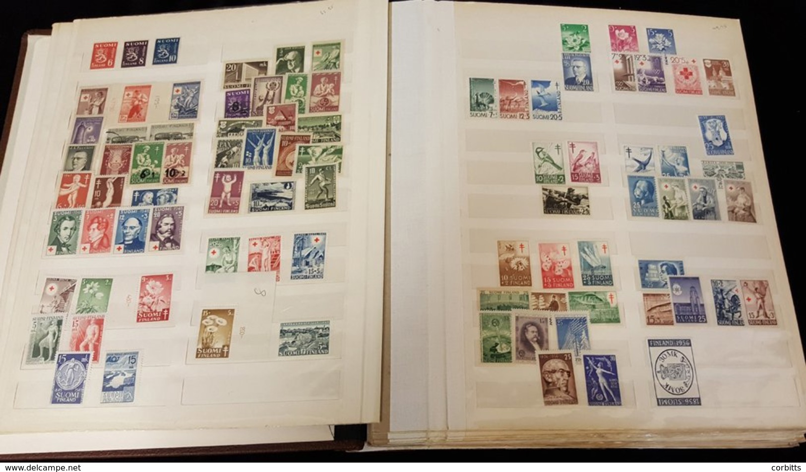 FINLAND & ALAND ISLANDS 1875-1988 M Collection In Briefmarken Spring Back Stock Book; A Few Early Issues Then Comprehens - Other & Unclassified