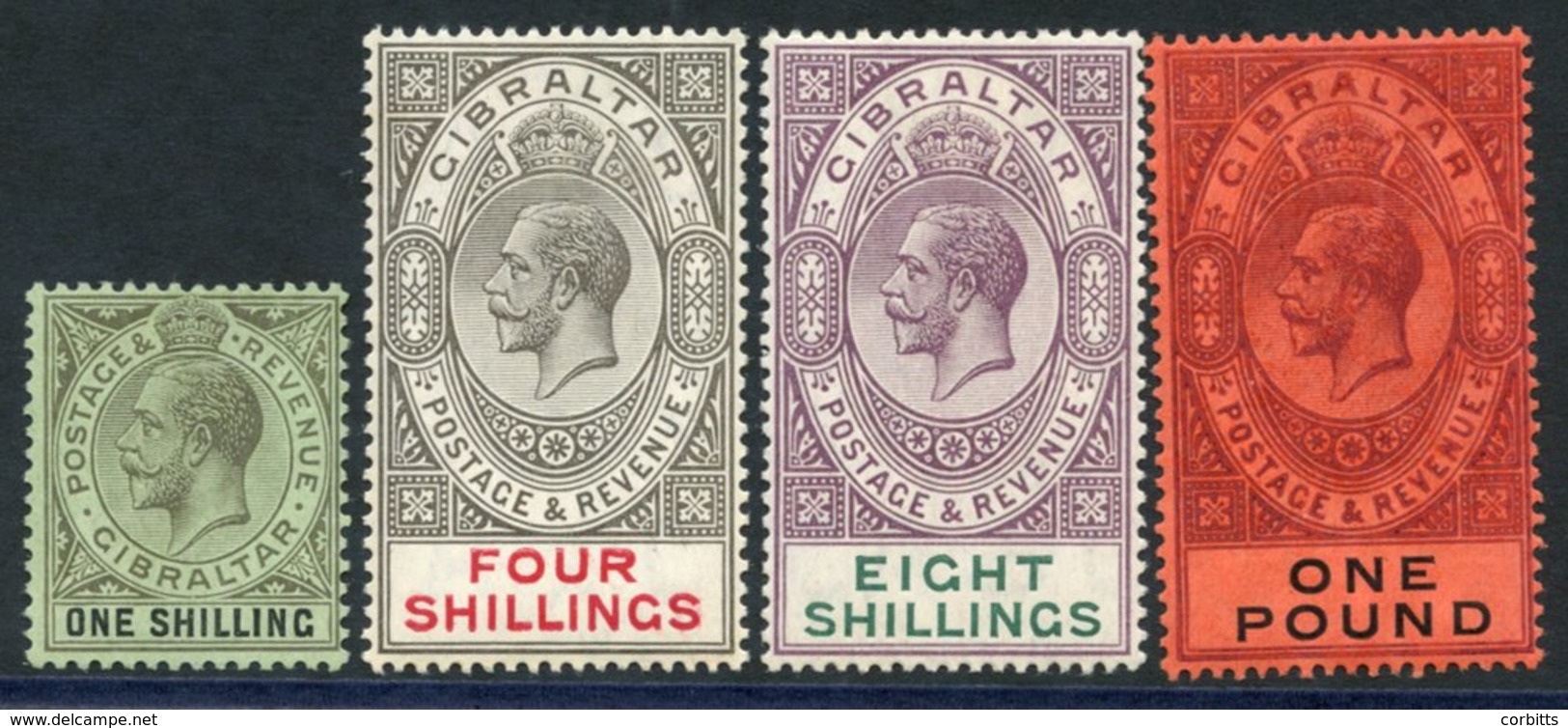 1912-24 MCCA Set. Fresh M With Extras Incl. 1s On Ordinary Paper (SG.81a), SG.76/85. (17) Cat. £1300 - Other & Unclassified