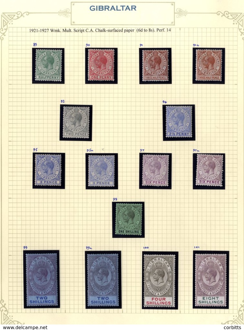 1921-27 MSCA Set M, Plus Extra 'a' Numbers (5), SG.89/101. (15) Cat. £400+ - Other & Unclassified
