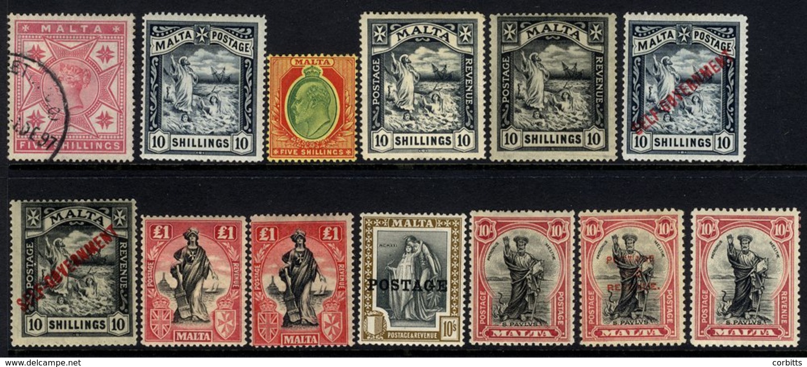 1863-1971 M & U Collection/dealer's Stock Priced Up & Housed In A Lighthouse Album Incl. 1886 5s FU, 1899 Set M, 1902 On - Other & Unclassified