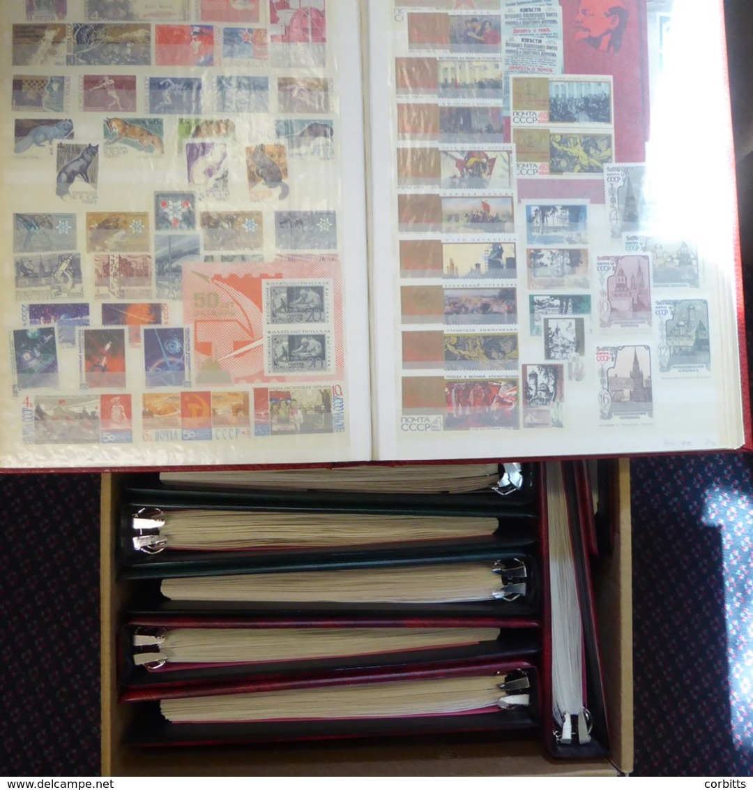 1950-57 & 1964-99 Chiefly UM Run Through Collection Neatly Presented In Twelve Multi Ring Albums & A Stock Book Incl. A  - Other & Unclassified