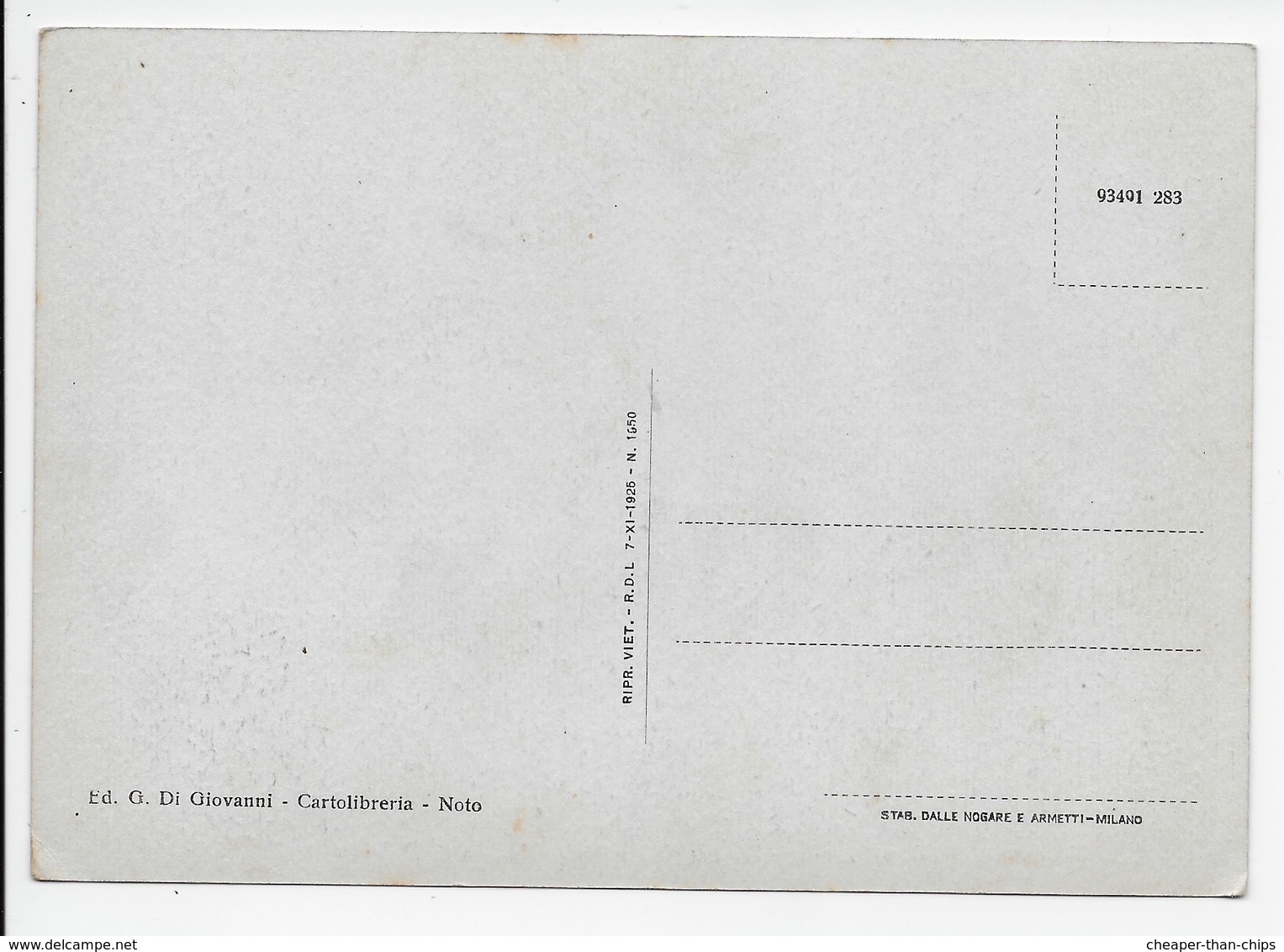Noto - Giardina Pubblico - Formato Grande (1940) - Andere & Zonder Classificatie