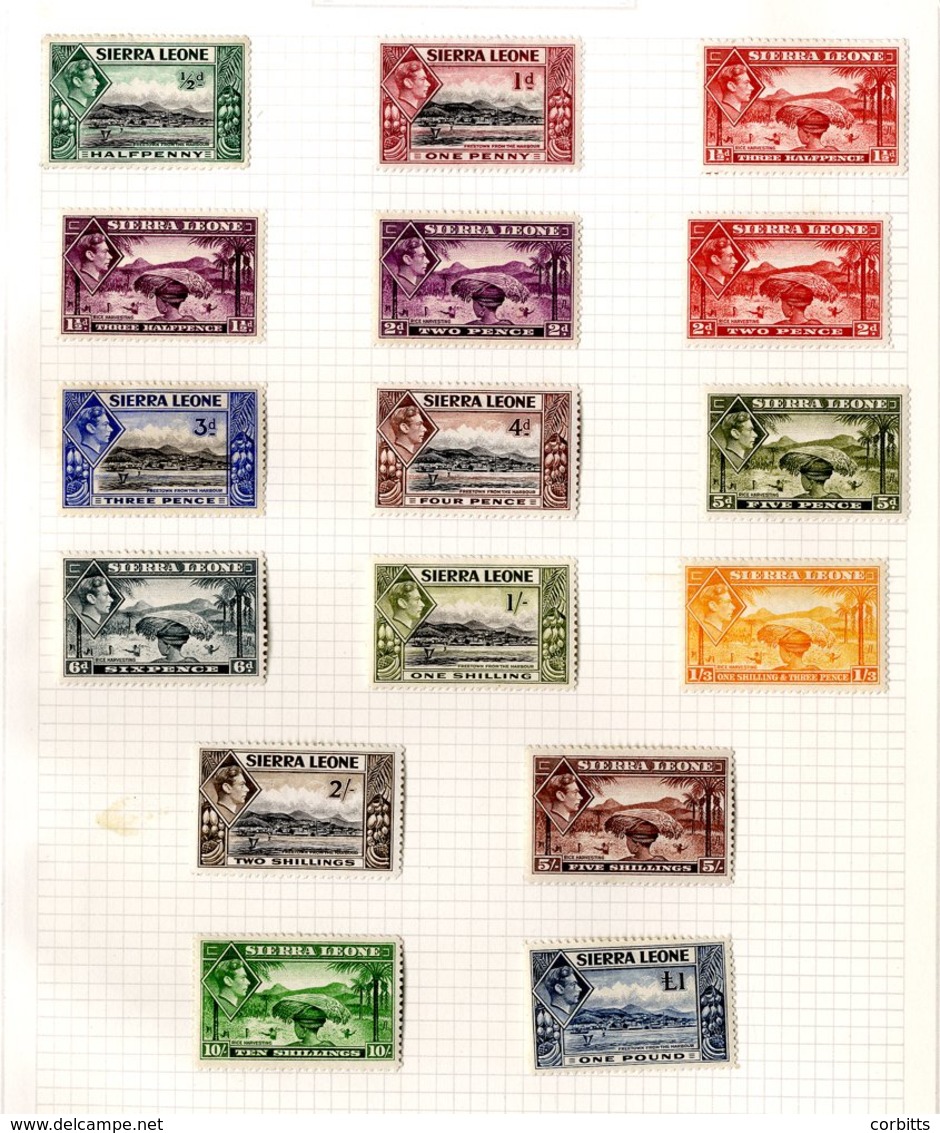 1938-44 Set M, Another Set FU, SG.188/200, 1956 Defin Set FU, SG.210/22. (47) Cat. £285 - Other & Unclassified