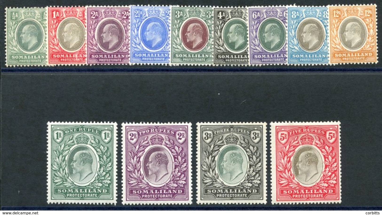 1904 CCA + CCC Set M, SG.32/44. (13) Cat. £250 - Other & Unclassified
