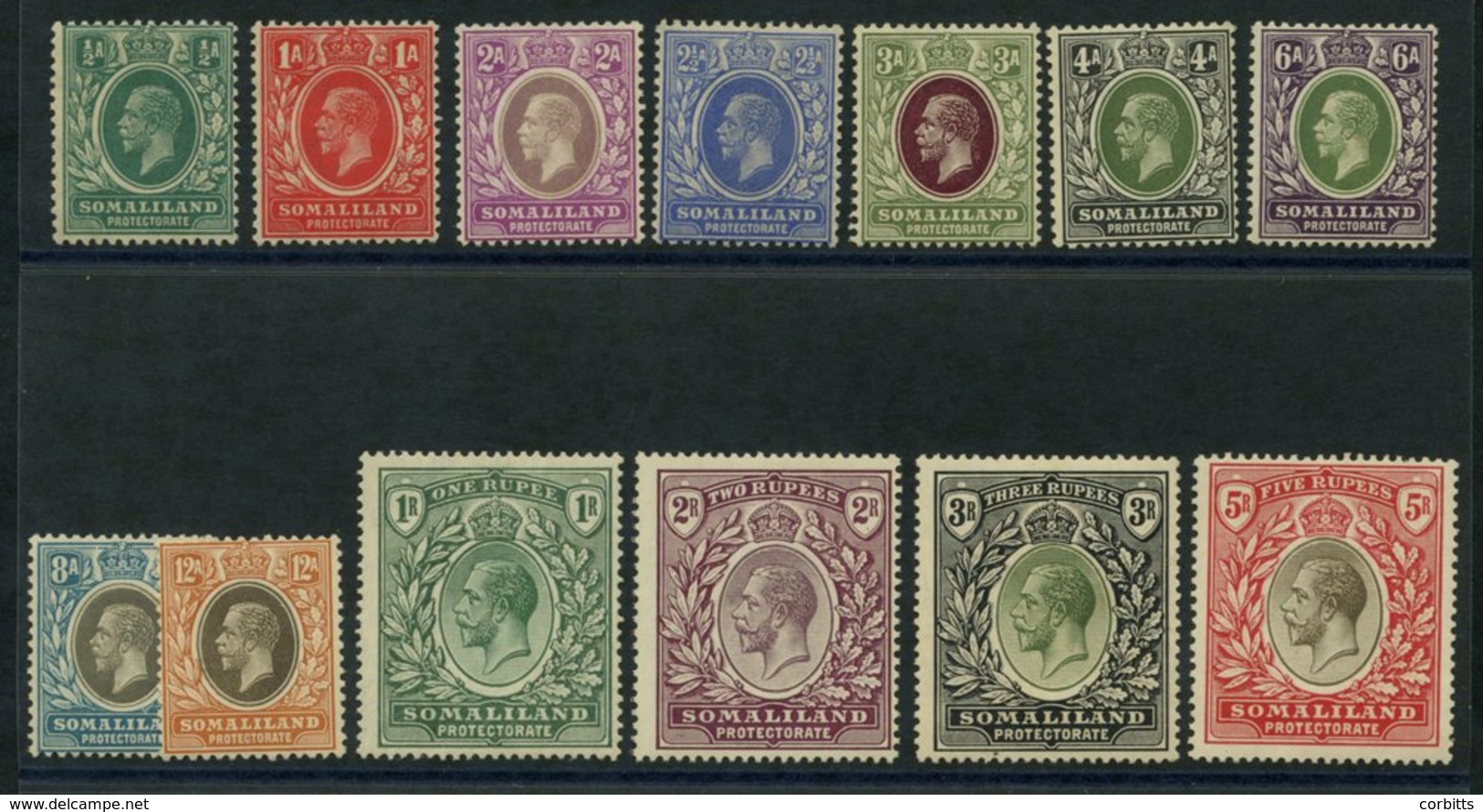 1921 MSCA Set M, SG.73/85. (13) Cat. £180 - Other & Unclassified