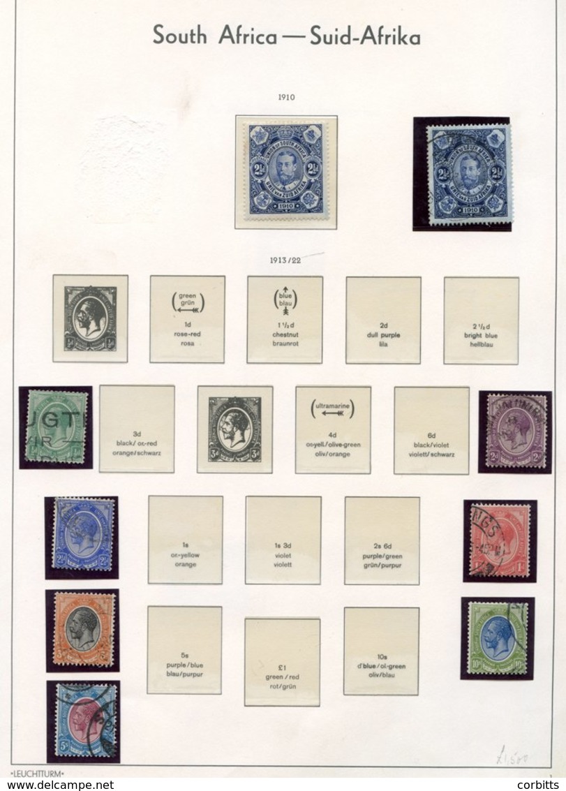 1910-74 Remaindered M & U Collection Housed In A Lighthouse Hingeless Album Incl. 1910 Parliament 2½d M & U, 1913 FU Val - Autres & Non Classés