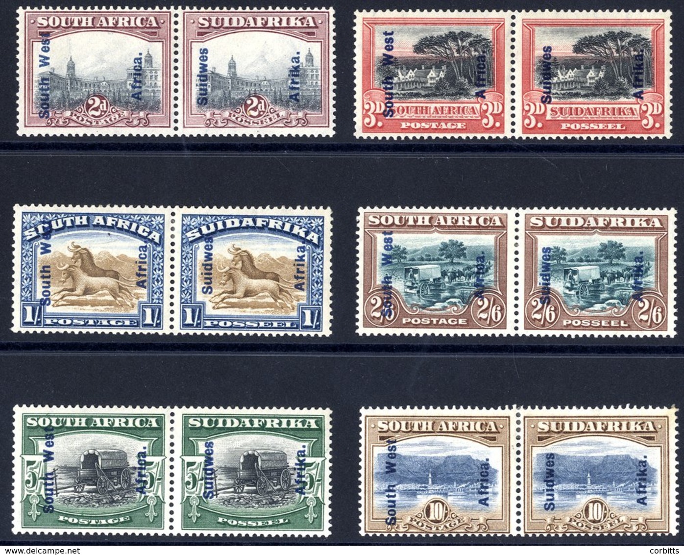 1927 Set Of Six Pairs, Fine M, SG.49/54. (6) Cat. £180 - Other & Unclassified