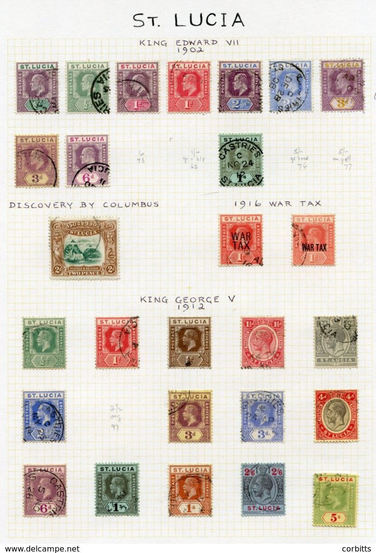 1864-1974 VFU Collection On Leaves Incl. No Value (1d), (4d), (6d) & (1s), 1881 Surcharge 2½d, 1883-86 To 4d, 1886-87 To - Other & Unclassified