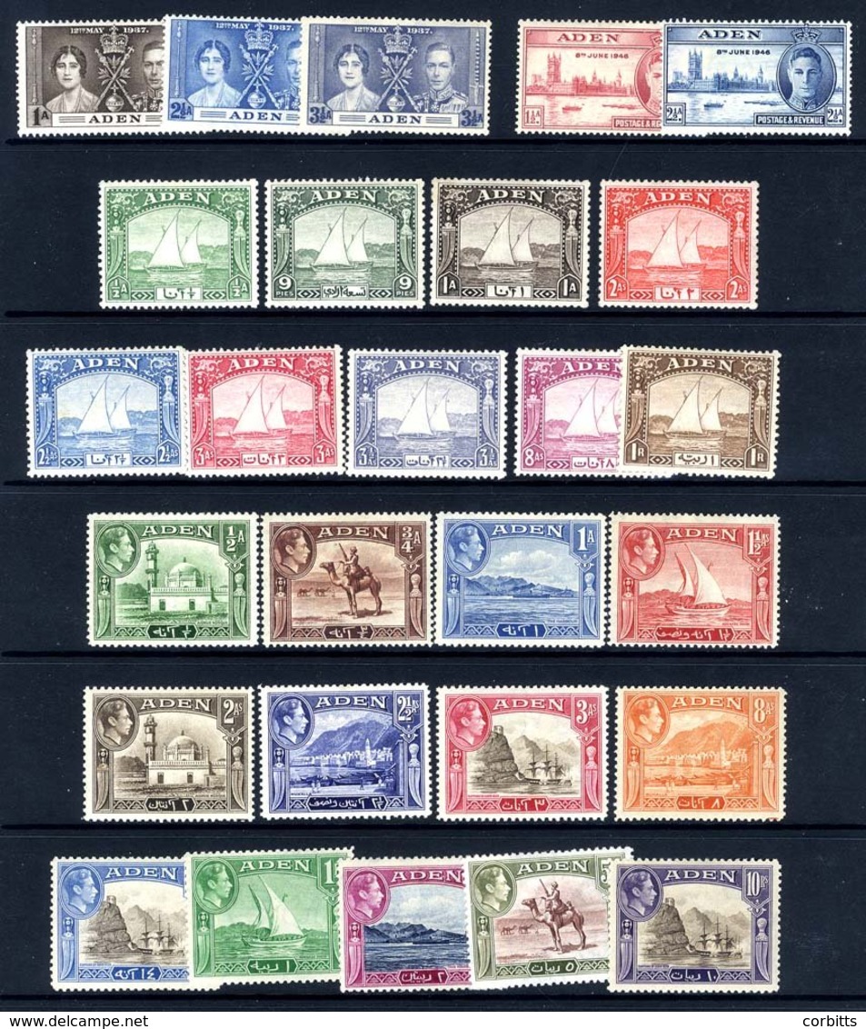 QV-KGV M & U Ranges On Leaves From Surface Printed Incl. 1867 5s Anchor Pl.2, 4d Sage Pl.15, 1883 2/6d (2), 5s (2), 1887 - Sonstige & Ohne Zuordnung