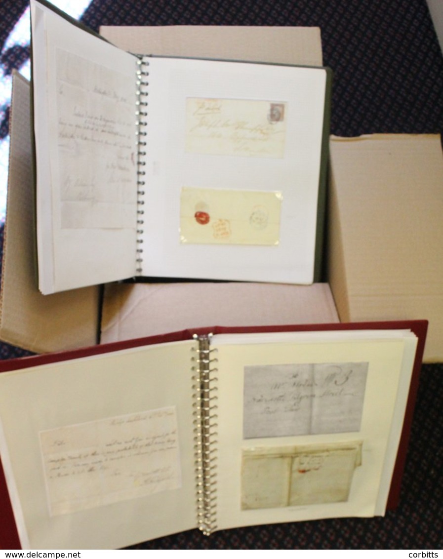 DURHAM (DARLINGTON) 1778-1950 Postal History Collection Housed In Four Multi Ring Albums Commencing With 1778 DARLING/TO - Other & Unclassified