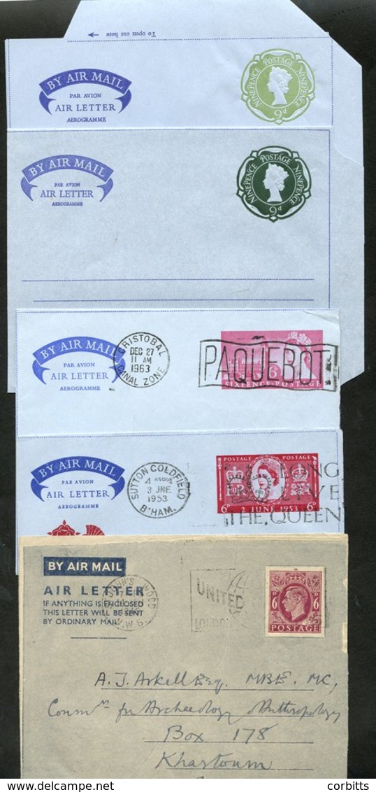 AIR LETTERS KGVI/early QEII Range Of U Or Unused With Commemoration Types Incl. 1948 Olympics, 1953 Coronation Incl. Som - Autres & Non Classés