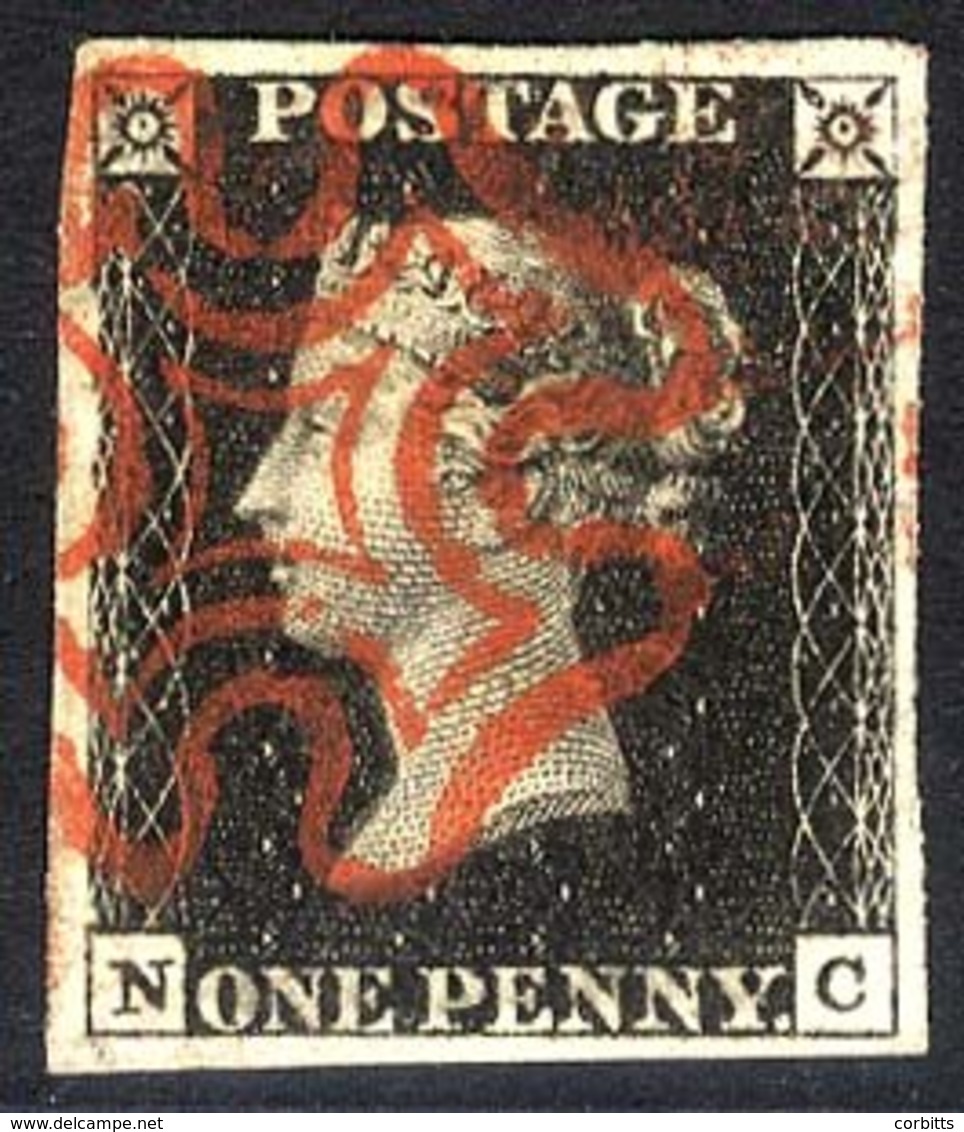 Plate 4 NC, Good To Large Margins, Superb Red MC. - Other & Unclassified