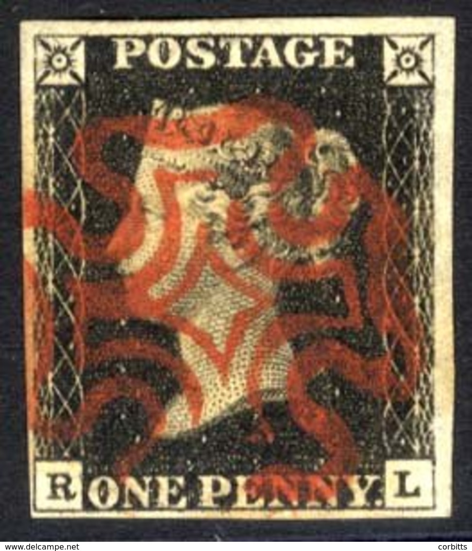 Plate 4 RL, Good To Large Margins, Fine Boldly Struck Red MC. - Other & Unclassified