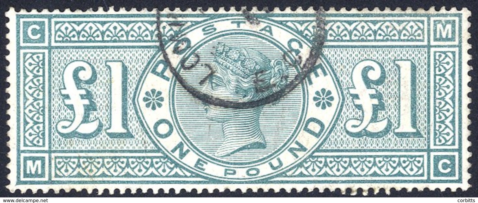 1891 £1 Green MC, Superb U Example With Part C.d.s, SG.212. - Autres & Non Classés