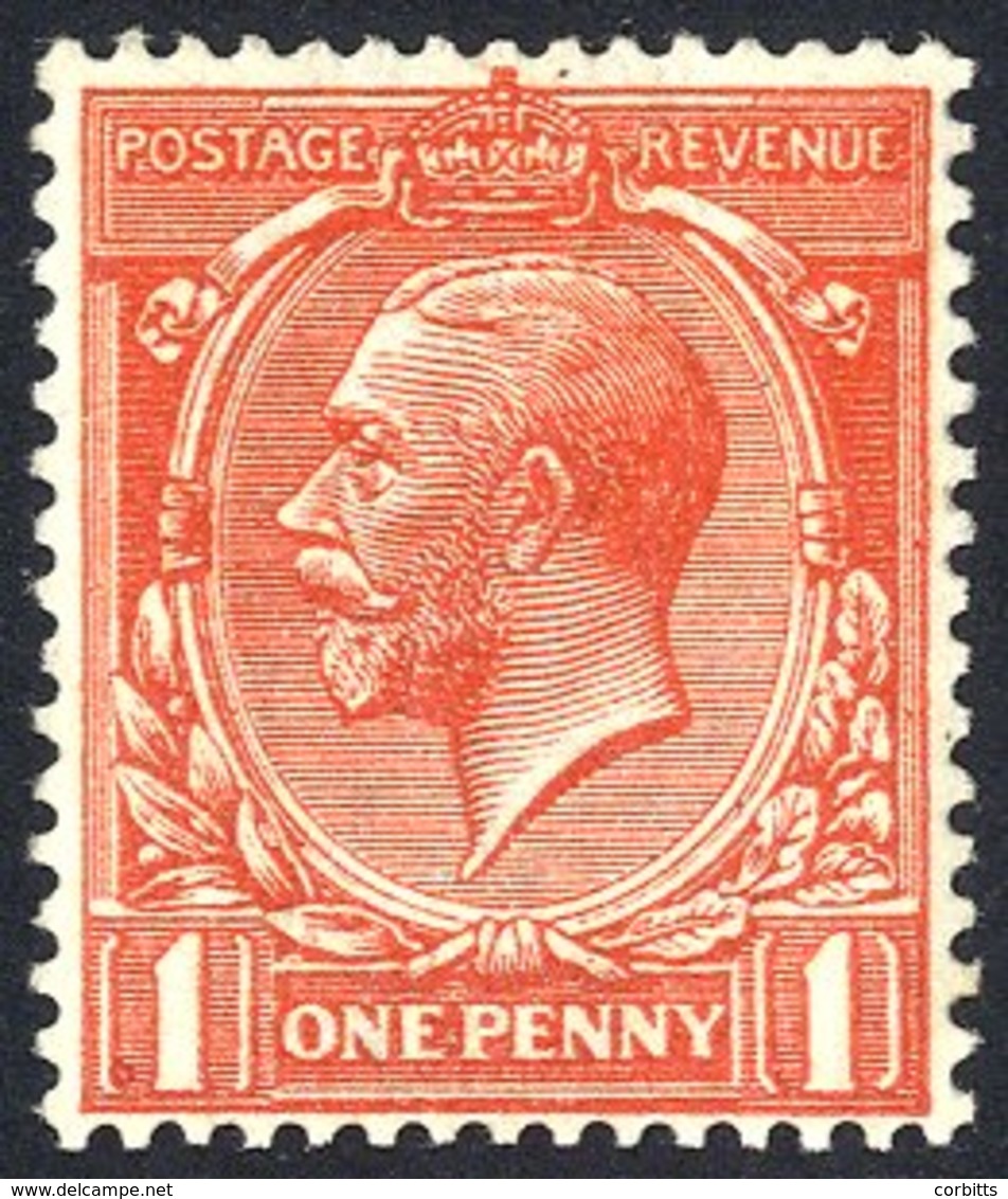 1912 1d Orange Vermilion UM Single, Spec.N16(15), Photocopy Of RPS Cert. Showing A Strip Of Three, This Being The First  - Other & Unclassified