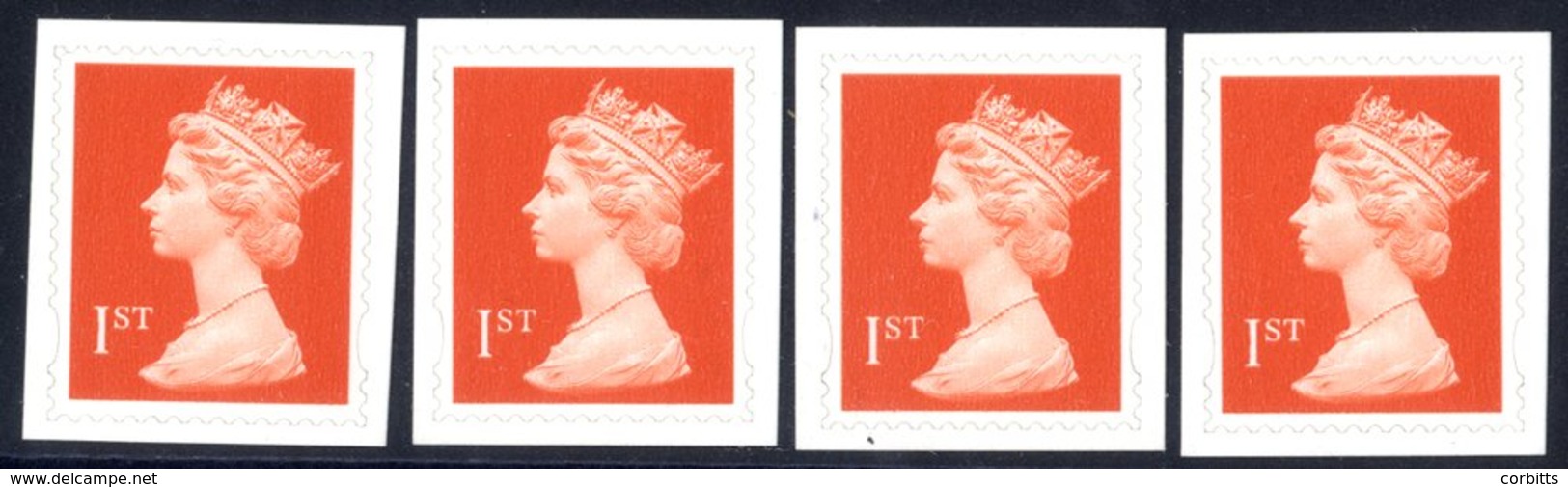 1998 1st Class Die-cut Perf 14½ X 14 Self-adhesive (4) Singles, SG.2040b. Cat. £1200 - Other & Unclassified