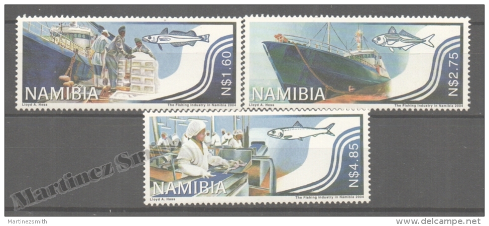 Namibia - Namibie 2004 Yvert 1017-19, The Fishing Industry - MNH - Namibia (1990- ...)