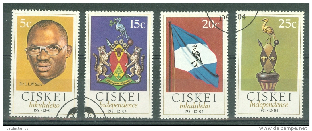 Ciskei: 1981   Independence    Used - Ciskei