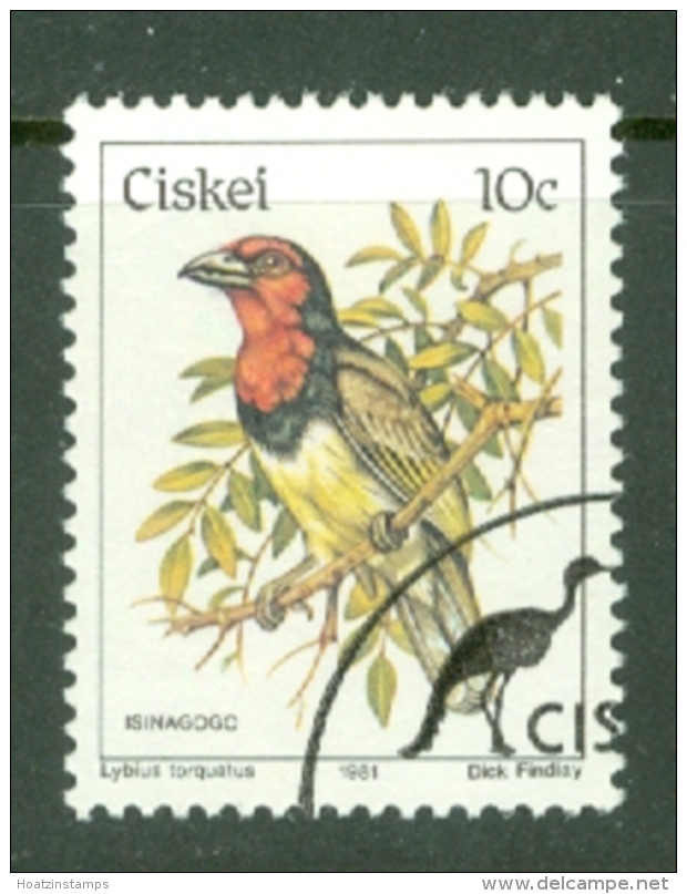 Ciskei: 1981/90   Birds   SG14   10c    Used - Ciskei