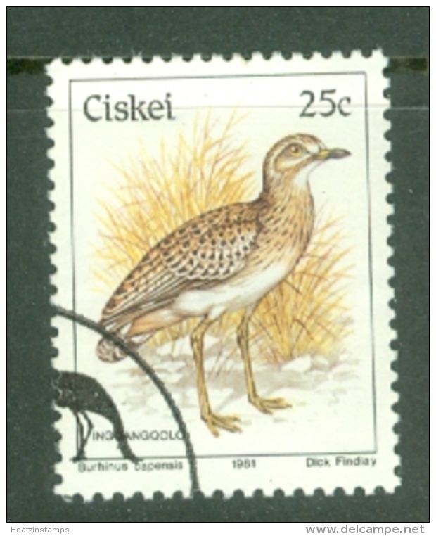 Ciskei: 1981/90   Birds   SG17   25c    Used - Ciskei