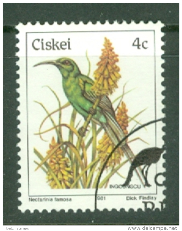 Ciskei: 1981/90   Birds   SG8   4c    Used - Ciskei