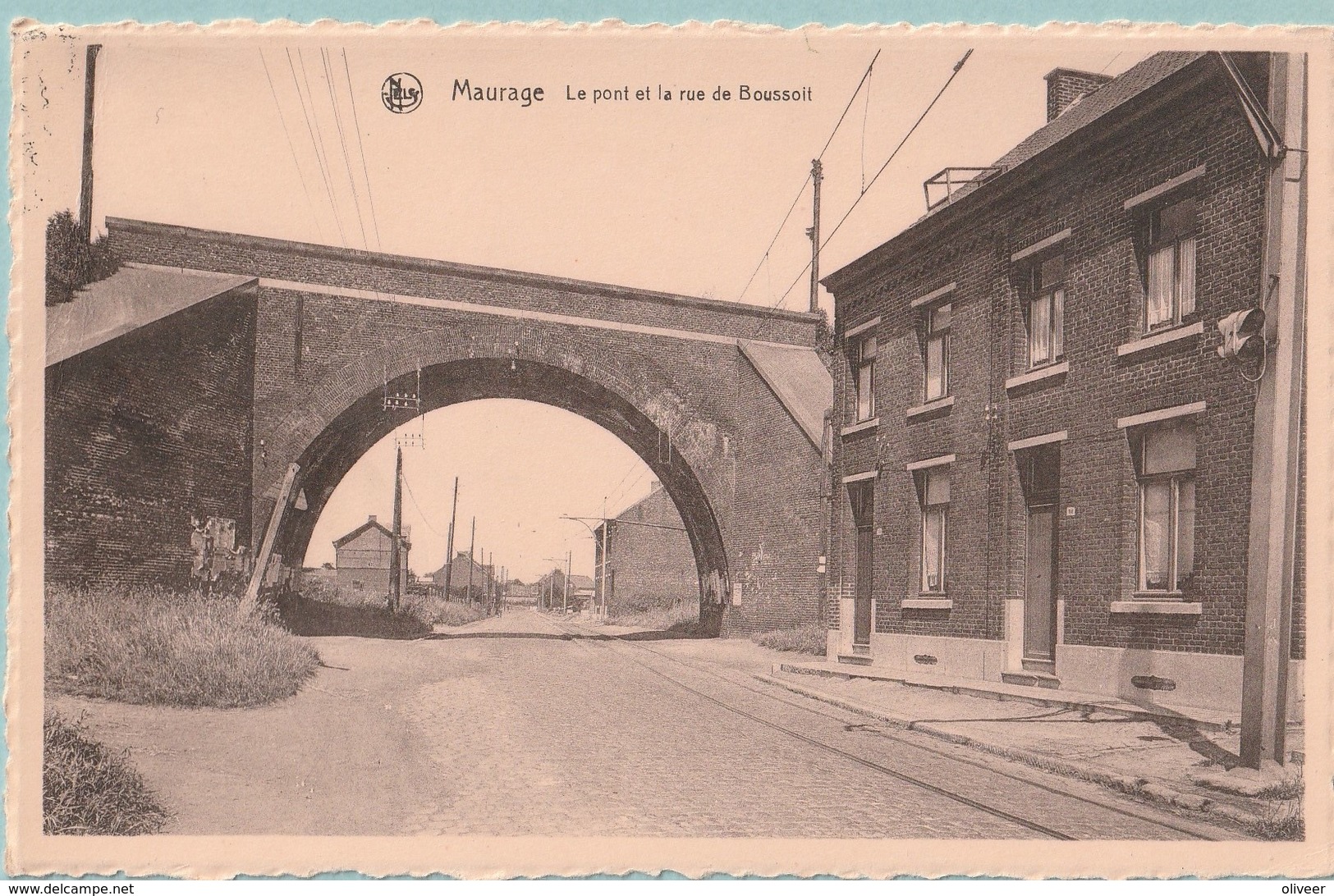 Maurage : Le Pont Et La Rue De Boussoit - La Louvière