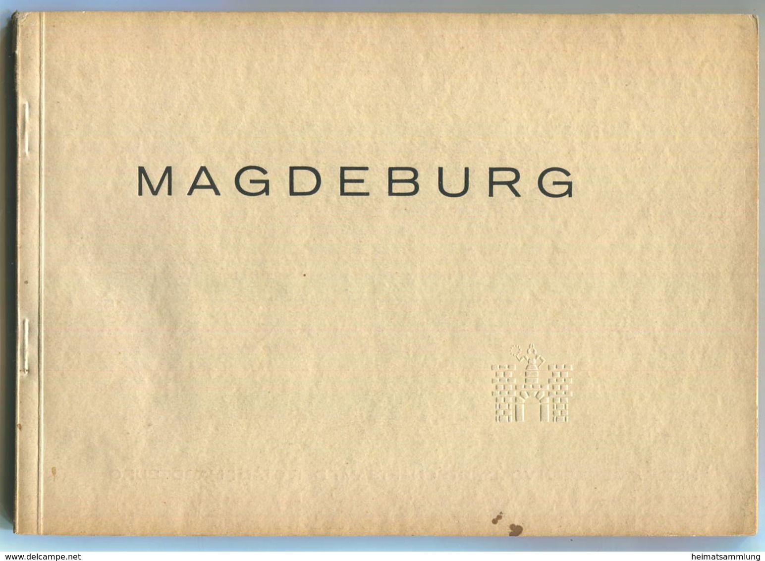 Magdeburg 1928 - 35 Teils Ganzseitige Abbildungen Mit Erläuterungen - Herausgegeben Vom Wirtschaftsamt Der Stadt Magdebu - Saksen-Anhalt