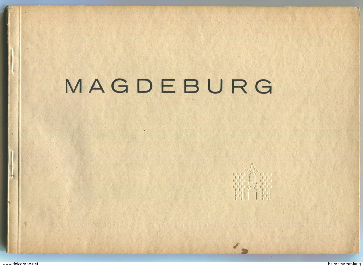 Magdeburg 1928 - 35 Teils Ganzseitige Abbildungen Mit Erläuterungen - Herausgegeben Vom Wirtschaftsamt Der Stadt Magdebu - Sajonía Anhalt