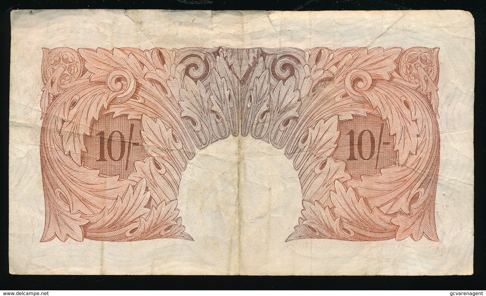 Bank Of England  Ten Shillings   2 Scans - 10 Shillings