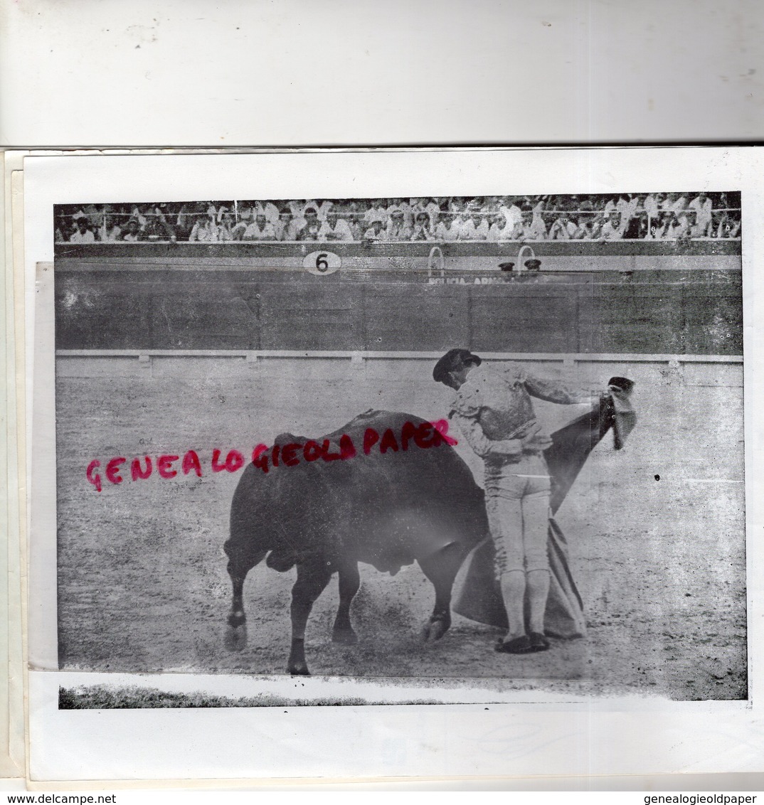 ESPAGNE- MALLORCA- PALMA- BULLFIGHT CORRIDA DE TOROS- TRAUREAUX- 8 AOUT 1965- ARENES-EL ARENAL- TOREO- TAUROMACHIE-