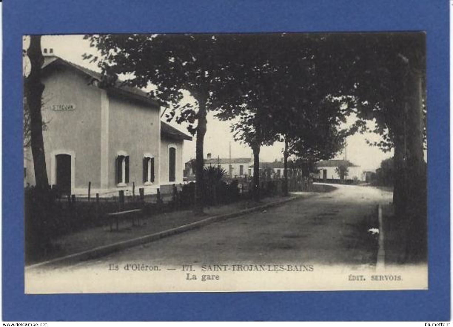 CPA Charente Maritime 17 Ile D'Oléron  SAINT TROJAN La Gare Non Circulé - Ile D'Oléron