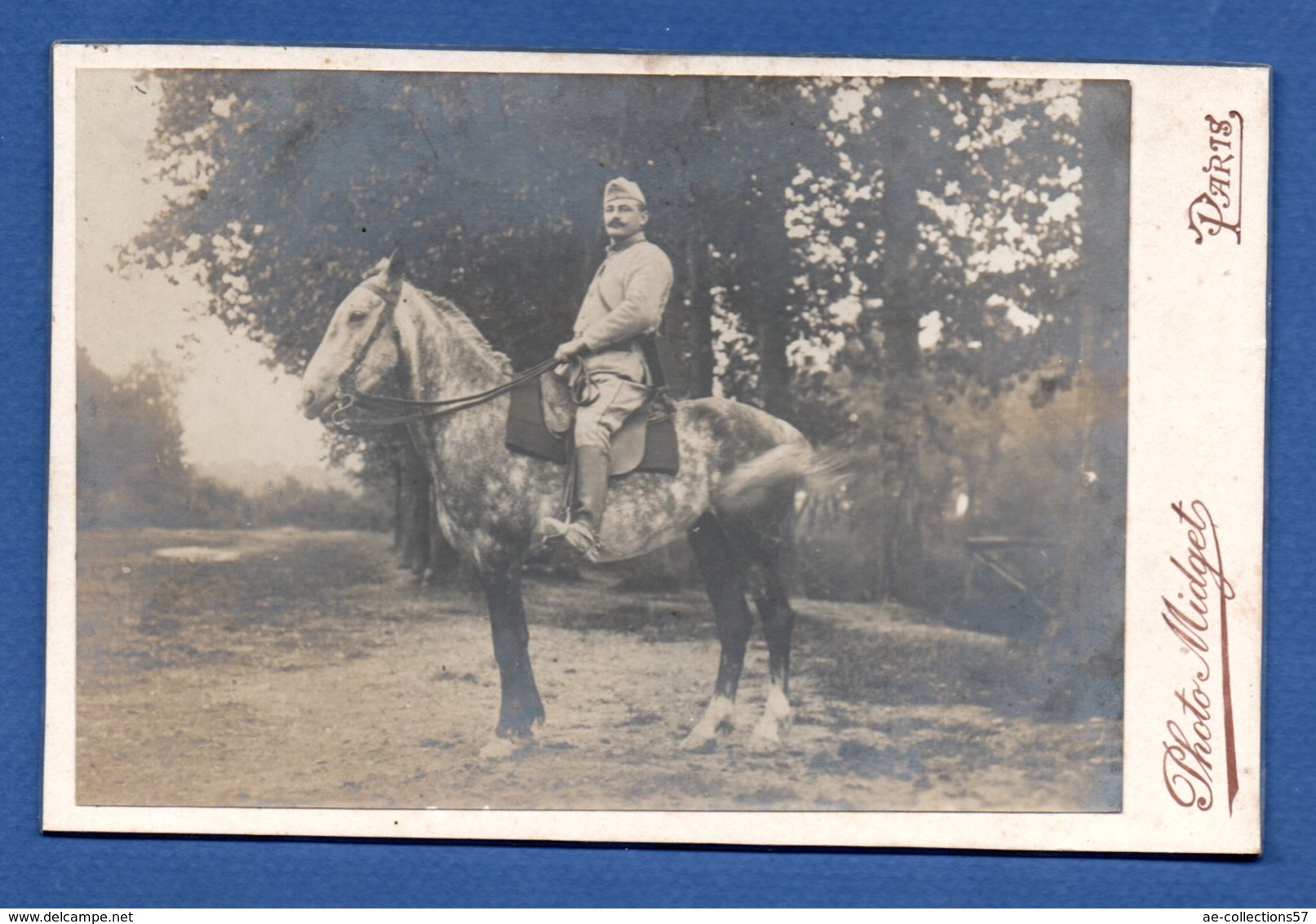 Photo  -  Cavalier Français -- - War 1914-18