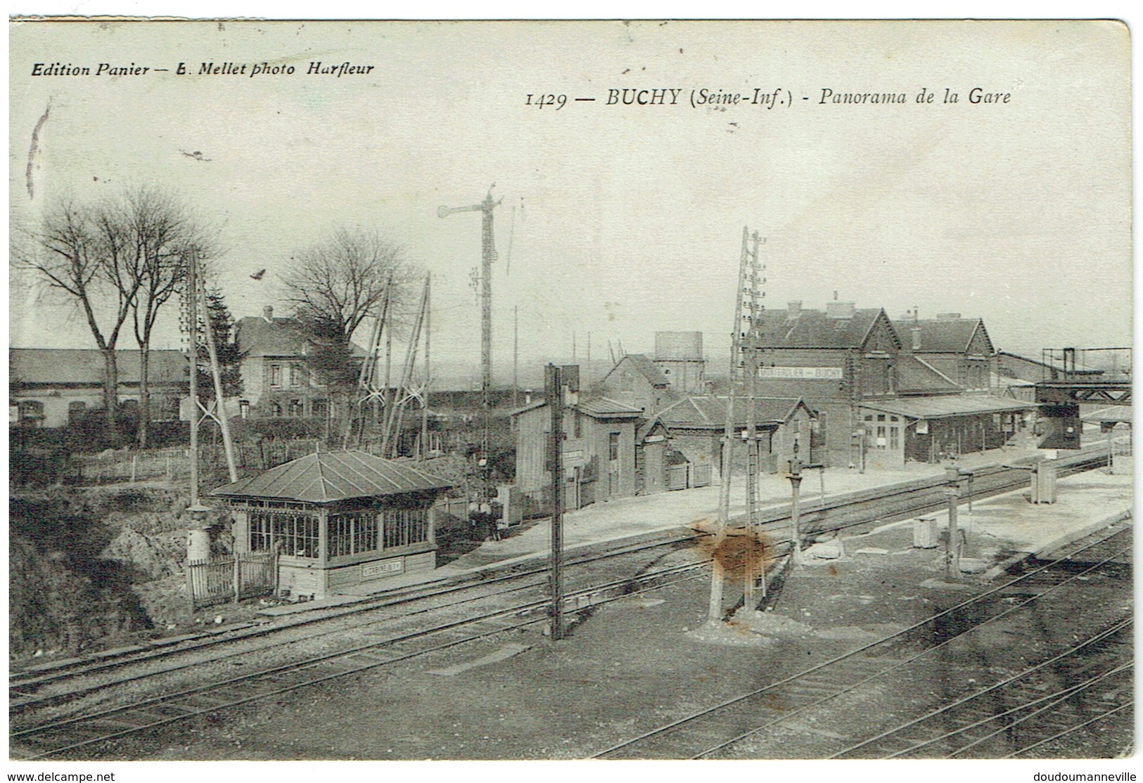 CPA - 76 - BUCHY - Gare - Chemin De Fer - Rouen