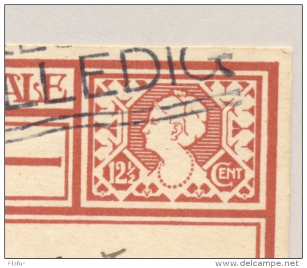 Nederland - 1926 - 12,5 Cent Hugo Grotius, G207 Van Den Haag Naar Bandoeng / Nederlands Indië - Postal Stationery