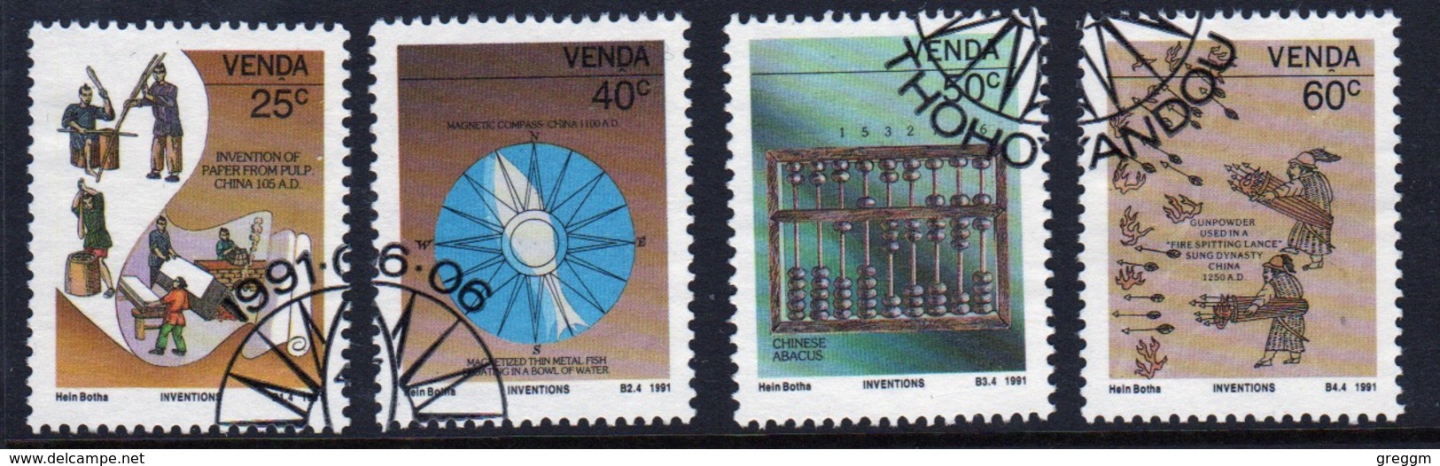 Venda 1991 Complete Set Of Stamps Celebrating Inventions 1st Series. - Venda