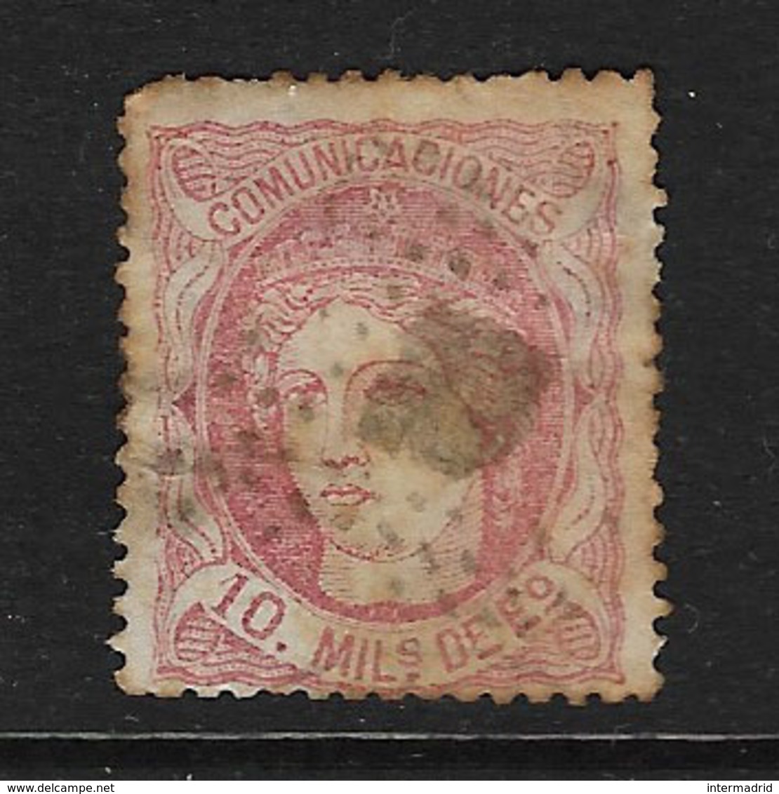 ESPAÑA. Edifil Nº 105 Usado Y Defectuoso - Used Stamps