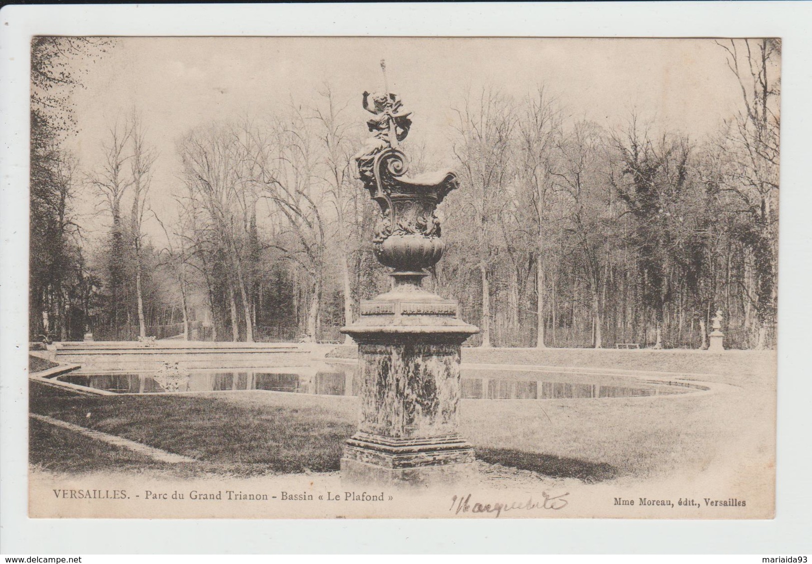 VERSAILLES - YVELINES - PARC DU GRAND TRIANON - BASSIN LE PLAFOND - Versailles (Castello)