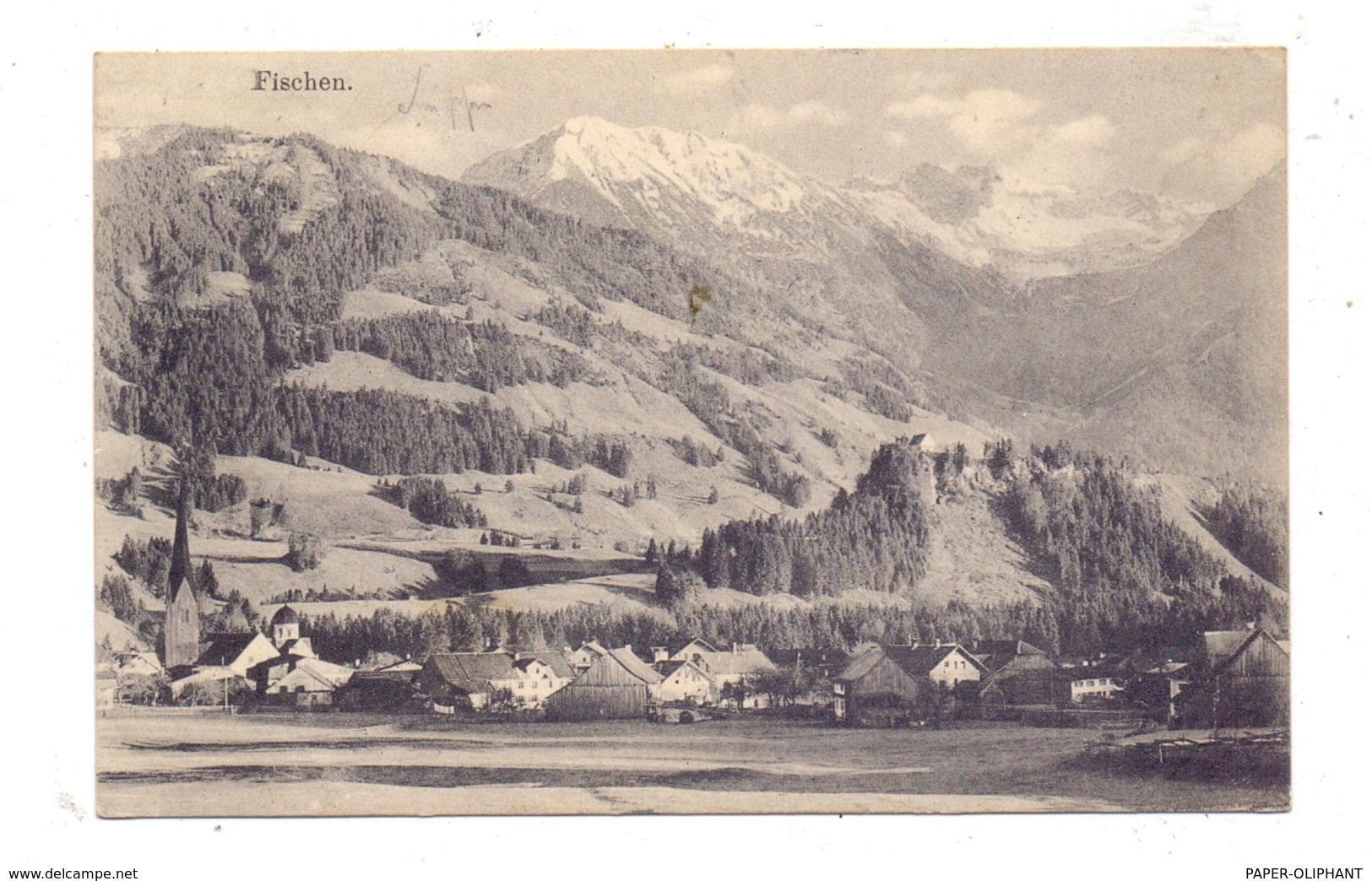 8975 FISCHEN, Ortsansicht 1929 - Fischen