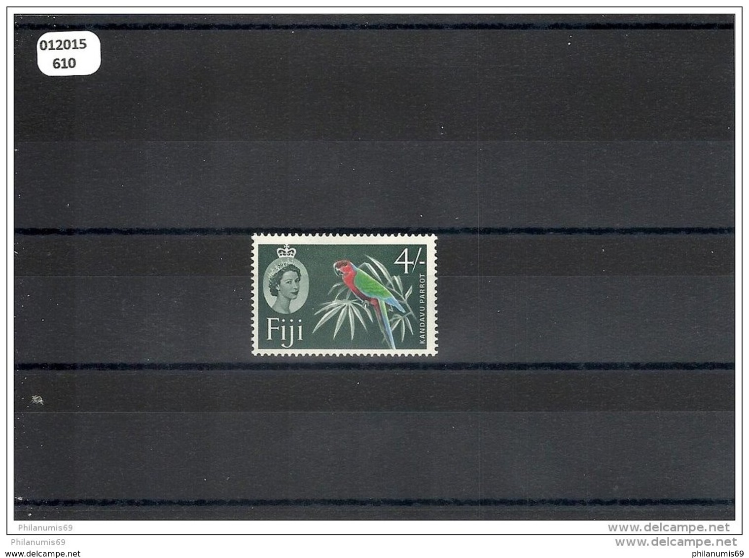 FIDJI 1961/1967 - YT N° 166A NEUF AVEC CHARNIERE * (MLH) GOMME D'ORIGINE TTB - Fidji (1970-...)