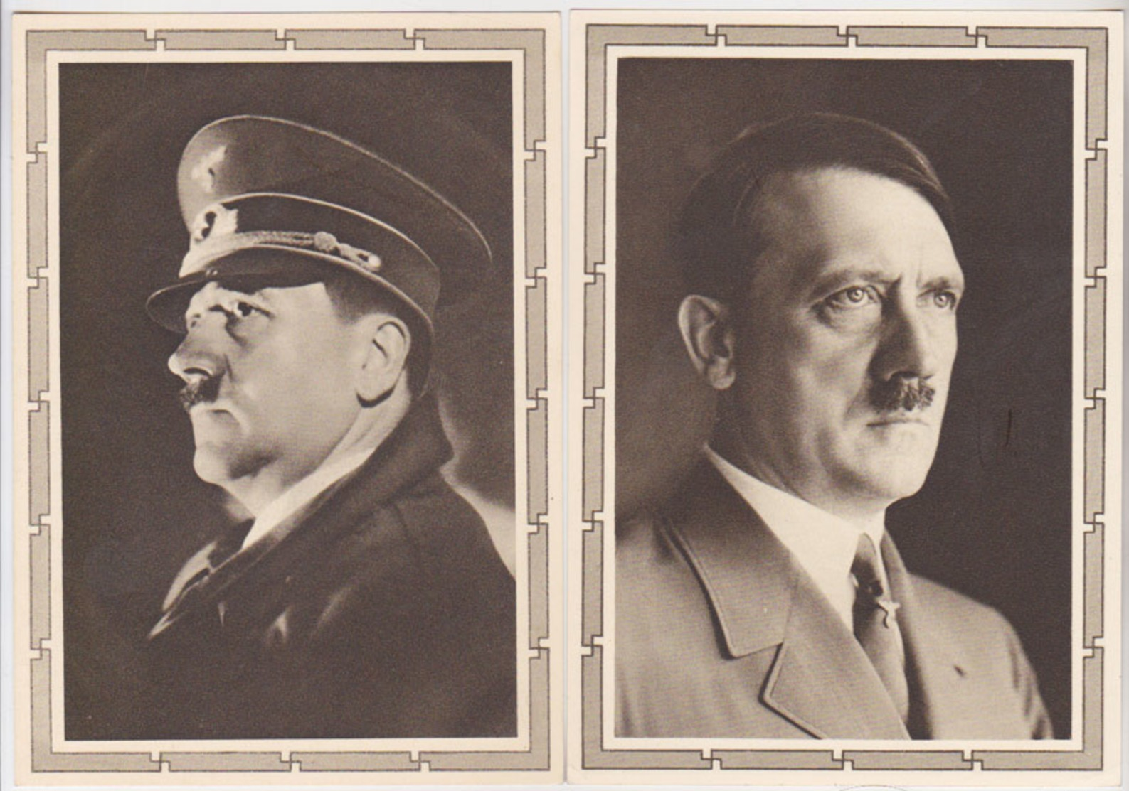 GERMANY 1939 HITLER BIRTHDAY P.ST.CARDS (5) CPL.SET Mi P 278/01-05 MINT - Autres & Non Classés