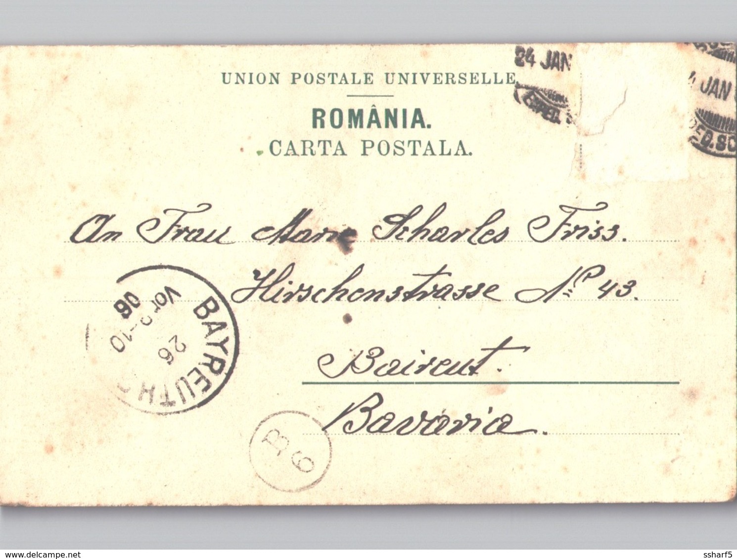 A.L.R. FAMILIA PRINCIARA Al ROMANIEI Romania Royal Family 1906 - Rumänien