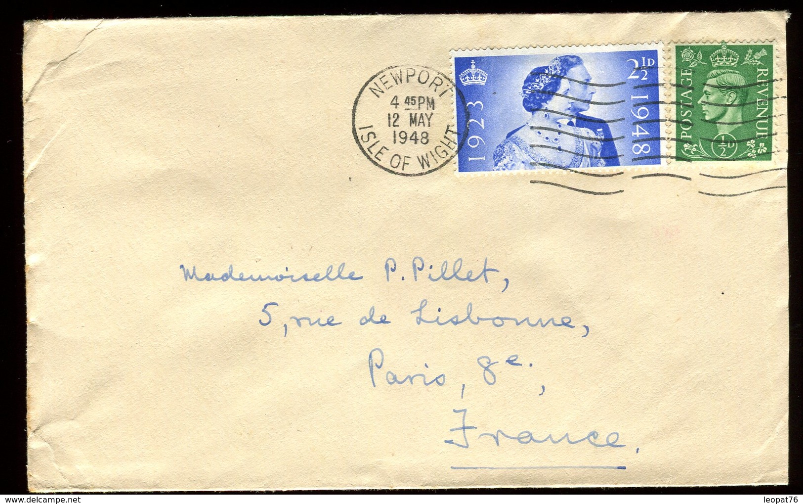 Royaume Uni - Enveloppe De Newport Pour La France En 1948 - Réf O46 - Storia Postale