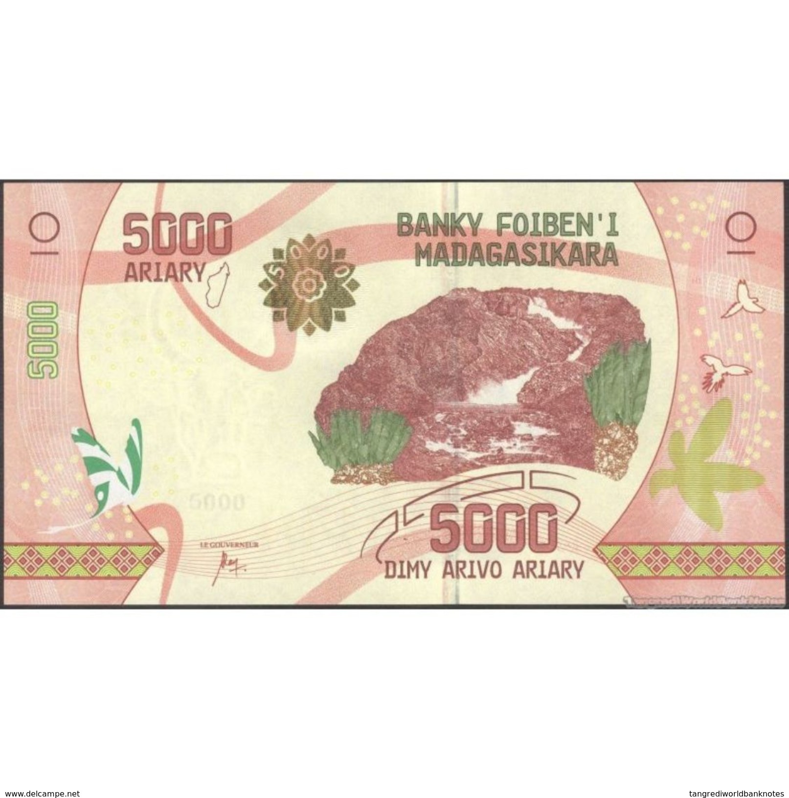 TWN - MADAGASCAR NEW - 5000 5.000 Ariary 2017 Prefix A UNC - Madagascar