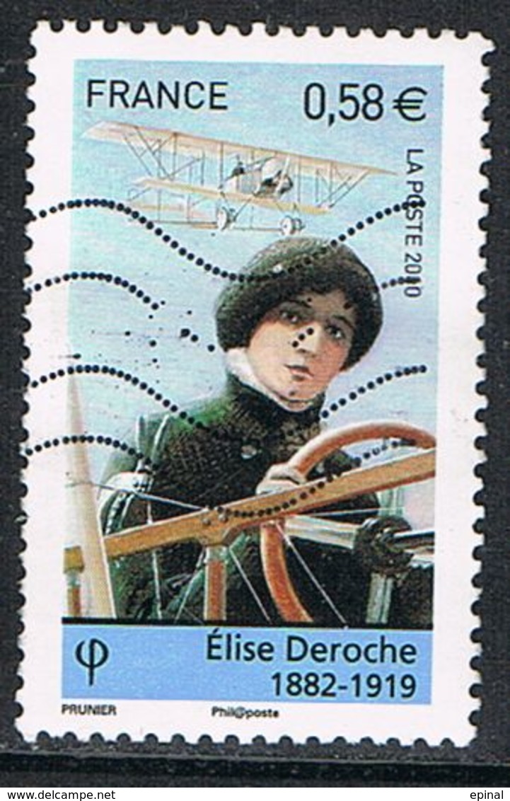 FRANCE : N° 4504 Oblitéré (Pionners De L'aviation : Elise Deroche) - PRIX FIXE - - Used Stamps