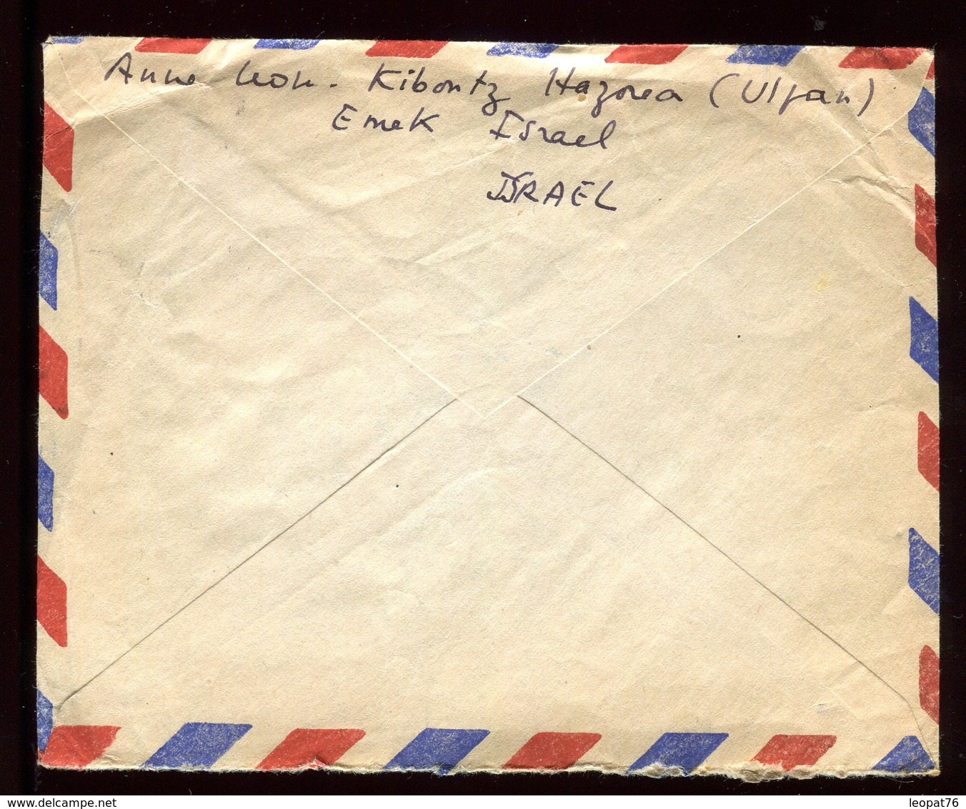 Israël - Enveloppe Du Kiboutz Hazorea Pour La France En 1957 - Réf O65 - Cartas & Documentos